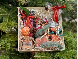 Новогодний набор - Ароматный чай, Бельгийский шоколад, Сладости в ассортименте