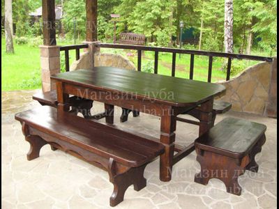 Столы, стулья, скамейки из дерева