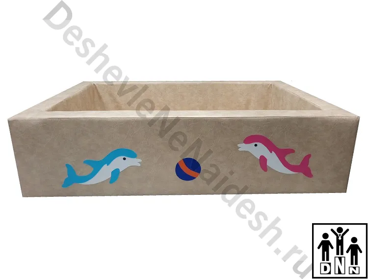 Сухой бассейн прямоугольный Морское дно
