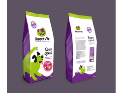 сухой корм ХВОСТИУС для собак гипоаллергенный ягненок с рисом