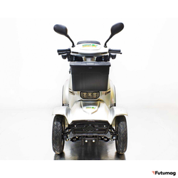 Электроскутер Трайк GreenCamel Пони 4K Серебристый