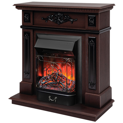 Lilian DN/WT с электроочагом  Majestic Lux Black RC