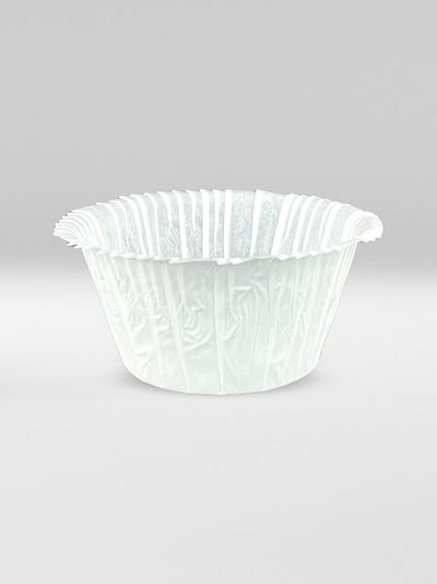 Форма бумажная для выпечки для капкейков "Маффин" (100 шт., белая), 50*35мм