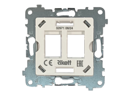 Суппорт для двойной информационной розетки Rikett - механизм - 32971