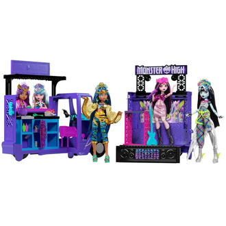Игровой набор Monster High Fangtastic Food Truck с куклой HXH83
