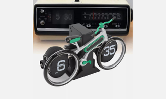 Перекидные часы-велосипед  Air-Flip clock Bike