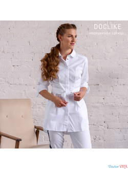 БЛУЗА DOCLIKE DL492 белая