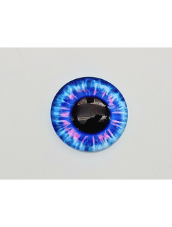 Глазки стеклянные неклеевые дизайн 3, размер 6 мм