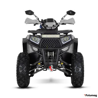 Бензиновый квадроцикл WHITE SIBERIA BARS 200CC PRO Серый