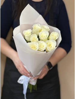 букет белых роз, белые розы, доставка цветов Иркутск, розы Иркутск, цветы иркутск