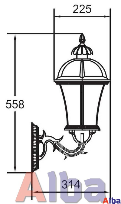 Rome L 95201 015 L Парковый светильник