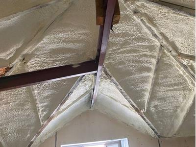 Утепление мансарды пенополиуретаном