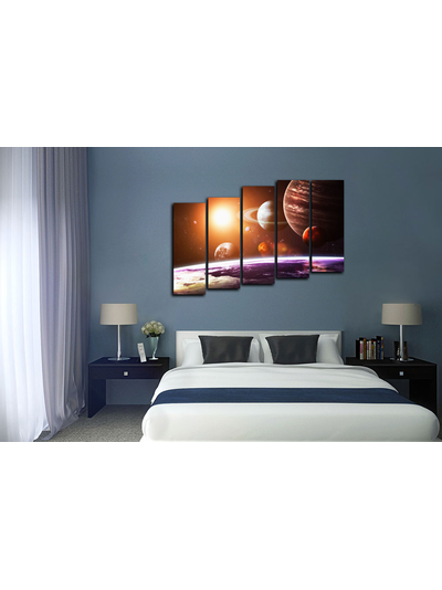 Модульная картина "Прекрасная галактика"