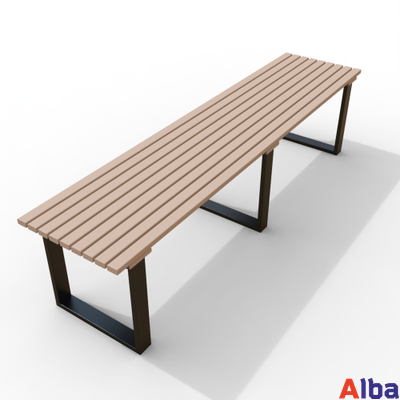 скамейка уличная без спинки