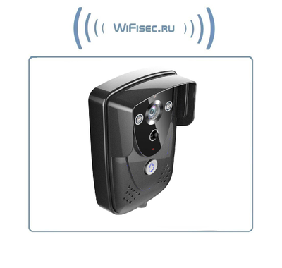 WiFi/LAN/СИМ вызывная панель видеодомофона, интерком связь с активным подавлением шума, открытие замка через мобильное приложение, HD. до - 10 град.С.