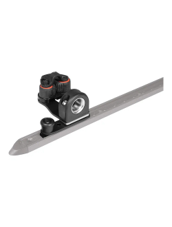 Каретка стаксель-шкота Ronstan C-Track серия 19 RC91942 длина 71мм 100/200кг с поворотной направляющей, кулачковым и плунжерным стопором