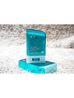 Стойкий солнцезащитный стик AHC Natural Perfection Double Shield Sun Stick SPF50+ PA++++-