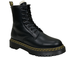 Dr Martens 1460 Black Smooth Double Stitch С Мехом