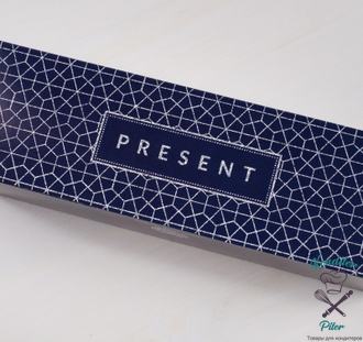 Коробка складная «Present», 18 х 5,5 х 5,5 см, цвет черный