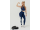 Легинсы HIGH WAISTED GYM LEGGINGS GLUTE CHECK 613 Темно синии