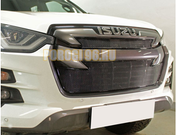 Защита радиатора Isuzu D-Max 2019- black низ PREMIUM