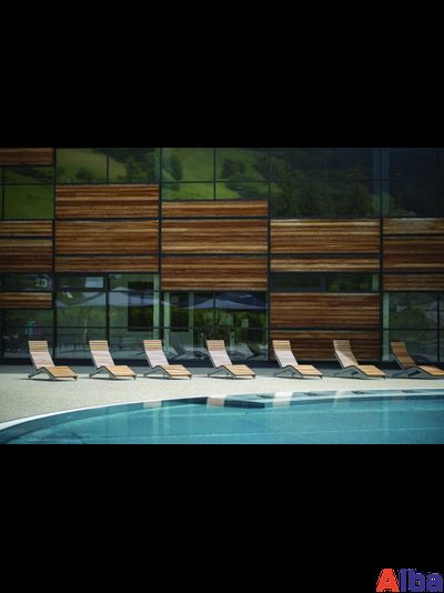 Лежак парковый ПАРК-01 1650х800х960 мм