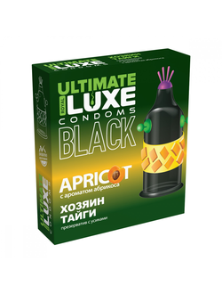 ПРЕЗЕРВАТИВЫ LUXE BLACK ULTIMATE ХОЗЯИН ТАЙГИ (АБРИКОС)