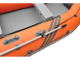 Моторная лодка ПВХ Zefir 4400 Оранжевый-Графит
