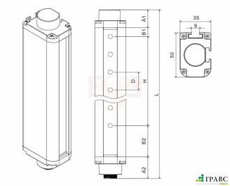 Световая завеса безопасности ESPE ESN2040PL-D