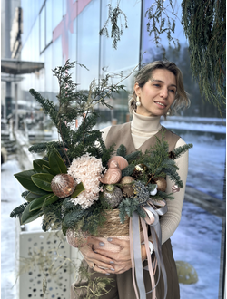 Новогодняя композиция № 1187