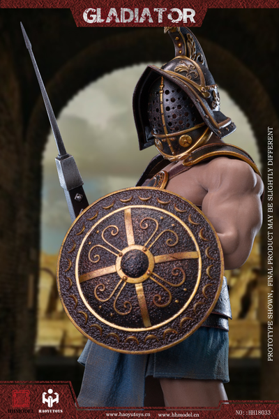 Фракиец, римский гладиатор - Коллекционная ФИГУРКА 1/6 Imperial Army Hunting Ground Fighter Hoplomachus (HH18033) - HHMODEL x HAOYUTOYS