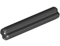 Technic, Axle  3L, Black (4519 / 451926)