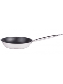 Сковорода 220/50 из нержавеющей стали с антипригарным покрытием