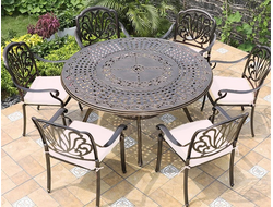 Садовая мебель из литого алюминия Patty 6