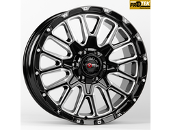 Комплект дисков R20 9,0J ET+18 6*135/6*139,7 WORX 818 Черный с фрезеровкой (80333)