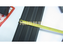 Пороги подножки "Luxe Black" 1800 мм для Lada NIVA 5d 1977-