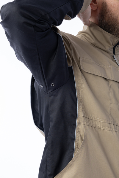 Куртка BRODEKS KS 201 цв. бежевый/чёрный