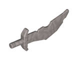 Minifigure, Weapon Sword, Scimitar with Nicks, Flat Silver (60752 / 4611882)