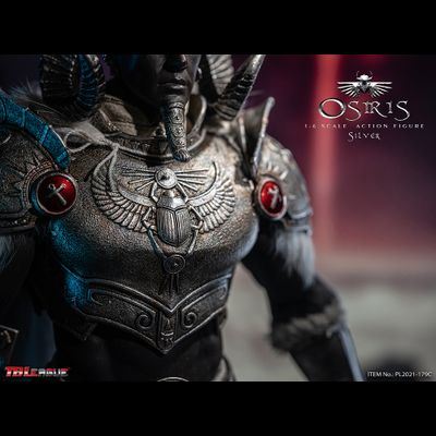 Осирис в серебряном - Коллекционная ФИГУРКА 1/6 Osiris Silver (PL2021-179C) - TBLeague