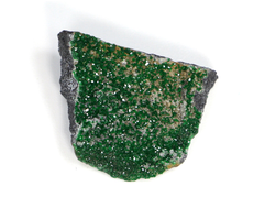 Уваровит кристаллы на породе с двух сторон, Урал (23*18*9 мм, 5,6 г) №23737