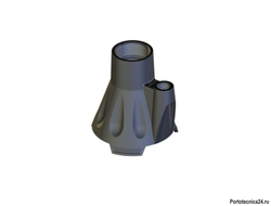 Грязевой эжектор, шламовая насадка 3/8 г. под форсунку 1/4 г. выход 1'' 1/4  г.