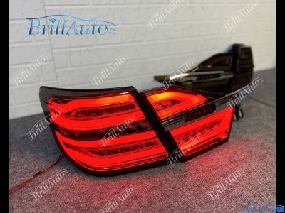 Стопы Toyota Camry 55 стиль Mercedes черные тонированные