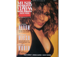 Musikexpress Sounds Magazine 1989 Tina Turner Иностранные музыкальные журналы, Intpressshop