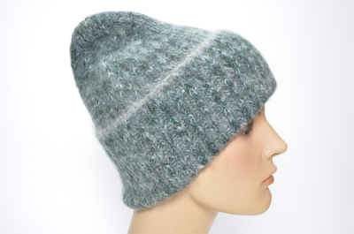 Итальянская шапка с отворотом зима 2024 2025