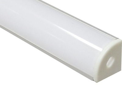 Угловой алюминиевый профиль 16*16 (овальный рассеиватель)