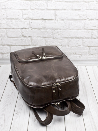 Женский кожаный рюкзак Vicenza Premium brown (арт. 
3105-52)