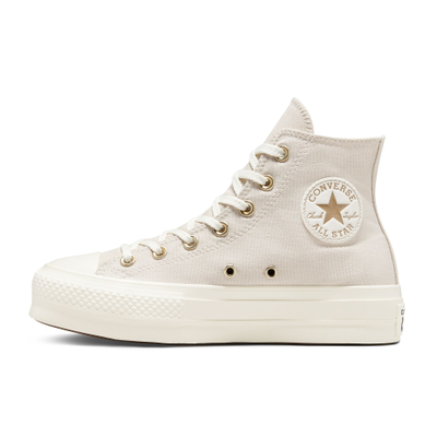 Converse gold platform best sale