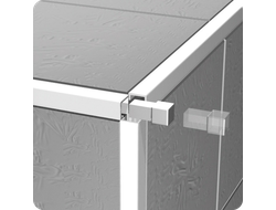 Фурнитура КПк 11-10 для плиточного профиля ПК 11-10.2700.04л Бронза