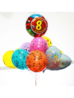 Набор День рождения Принцессы(12 шаров)
