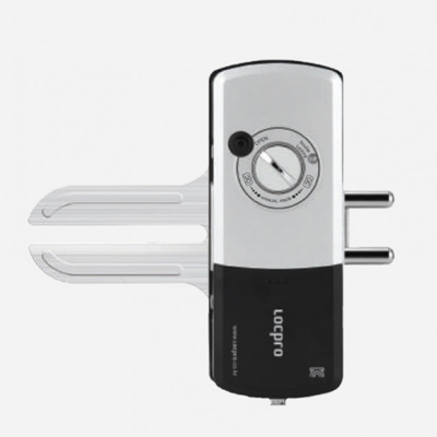 Электронный дверной замок для стеклянной двери LocPro GL725B2 Series Black